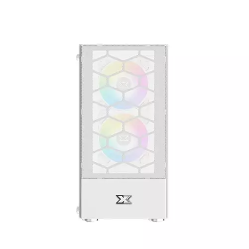 XIGMATEK OREO ARCTIC TEMPERED GLASS MINI TOWER CASE - 1