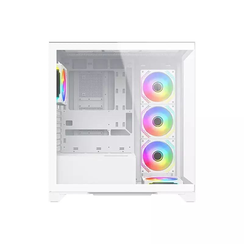XIGMATEK ENDORPHIN ULTRA ARCTIC MID-TOWER ARGB GAMING CASE - 3