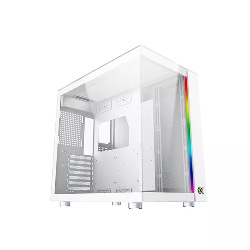 XIGMATEK AQUA ULTRA ARCTIC MID-TOWER ARGB EATX GAMING CASE - 2