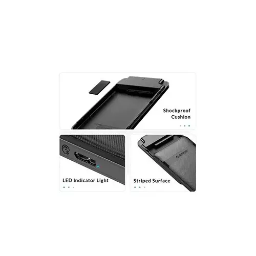 ORICO 2577C3-V1 2.5 inch USB3.0 USB-A TO C Hard Drive Enclosure - 4