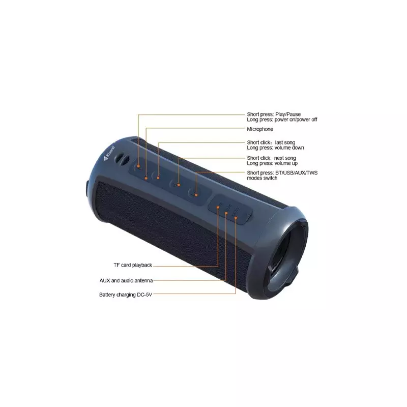 Kisonli Q5S Bluetooth Portable speaker - 1