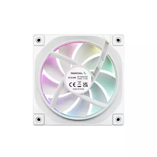 DeepCool FL12 3 IN 1 ARGB 120mm Case Fan (White) - 1