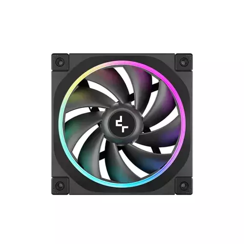 DeepCool FL12 3 IN 1 ARGB 120mm Case Fan (Black) - 1