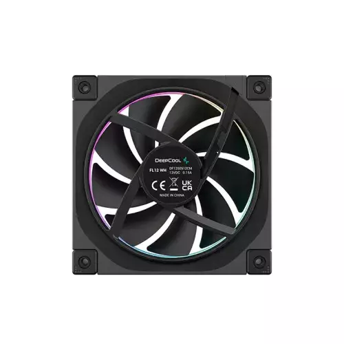 DeepCool FL12 ARGB 120mm Case Fan (Black) - 1