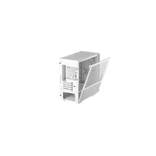 DeepCool CH360 WH High-Airflow ARGB mATX Gaming Case - 3