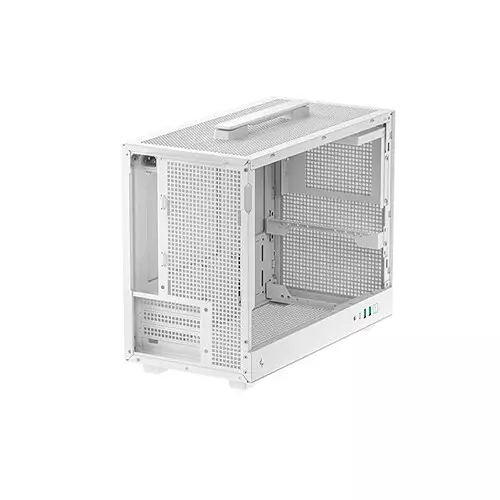 Deepcool CH160 PLUS Mini Tower M-ATX Computer Case (White) - 2