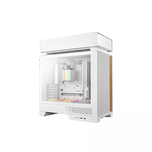 DeepCool CL6600 WH ARGB ATX Mid Tower Gaming Case with Pre-Installed Radiator