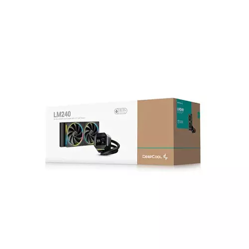 DeepCool LM240 240mm ARGB Liquid CPU Cooler (Black) - 3