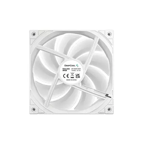 DeepCool FD14 ARGB Single Fan140mm Case Fan (White) - 3
