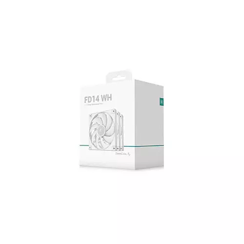 Deepcool FD14 WH 3 IN 1 120mm Casing Cooling Fan (White) - 4