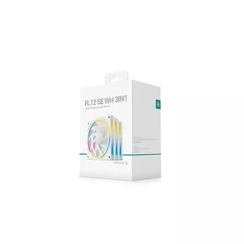 DeepCool FL12 SE WH 3IN1 ARGB 120mm Case Fan (White) - 5