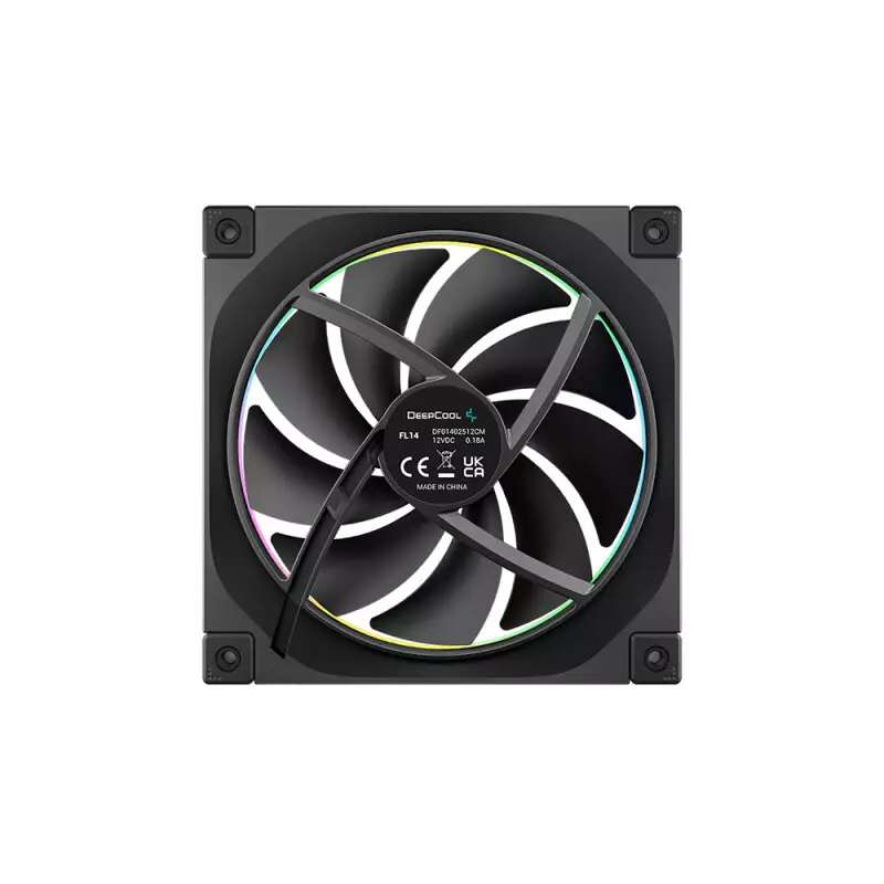 Deepcool FL14 3 IN 1 140mm RGB Case Fan (Black) - 2