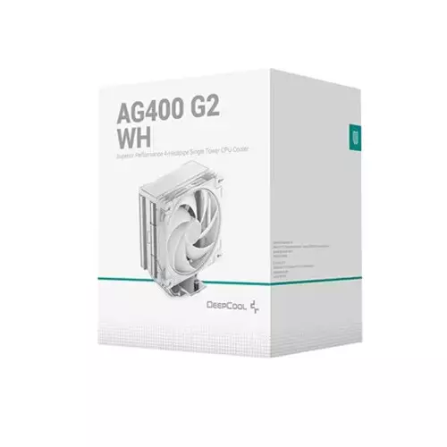 DeepCool AG400 G2 WH Single Tower White CPU Cooler - 5