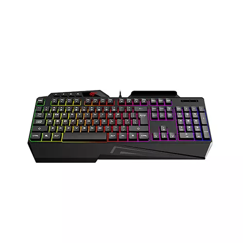 Havit KB488L Multi-Function Backlit Black Gaming Keyboard - 1