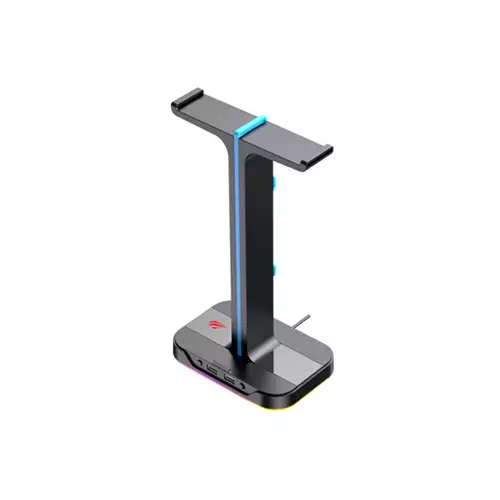 Havit TH650 RGB Black Headset Stand - 1