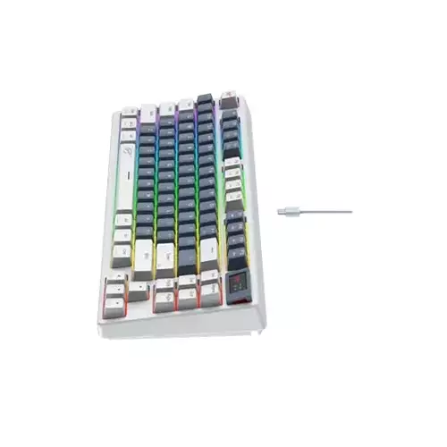 HAVIT KB884L RGB BACKLIT 81 KEYS MECHANICAL LAPTOP GAMING KEYBOARD - 1