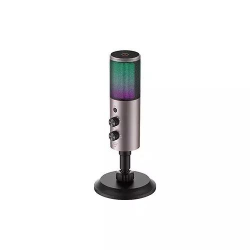 Havit GK61 RGB Recording Live Microphone (Black-Ochre) - 2