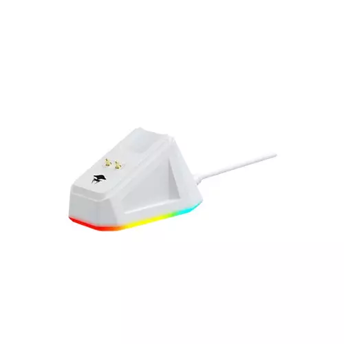 Havit Starblaze-2 H.KRAKEN Tri-mode White Gaming Mouse With RGB Charging Dock - 0