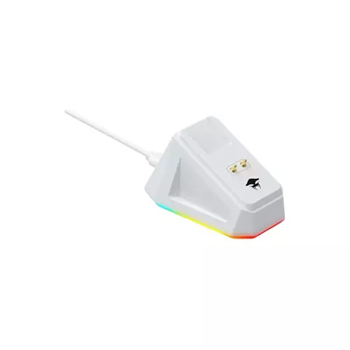 Havit Starblaze-2 H.KRAKEN Tri-mode White Gaming Mouse With RGB Charging Dock - 0