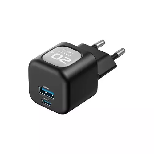 HAVIT UC220 20W USB-A USB-C TRAVEL Charger - 1