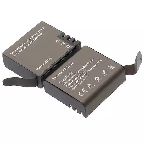 EKEN PG1050 1050mAh 3.7V Action Camera Rechargeable Battery - 1