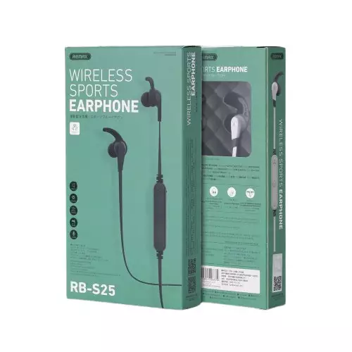 REMAX RB-S25 NECKBAND WIRELESS SPORTS BLUETOOTH EARPHONE - 1
