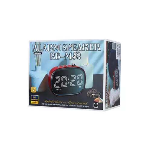 REMAX RB-M52 ALARM CLOCK WIRELESS BLUETOOTH SPEAKER - 1