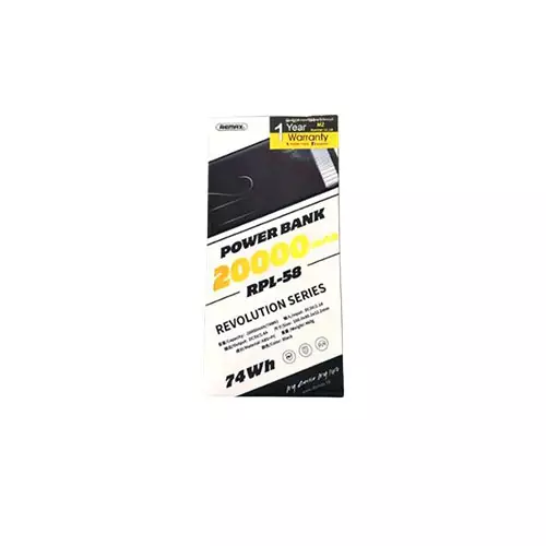 REMAX RPL-58 REVOLUTION SERIES POWER BANK 20000MAH - 0