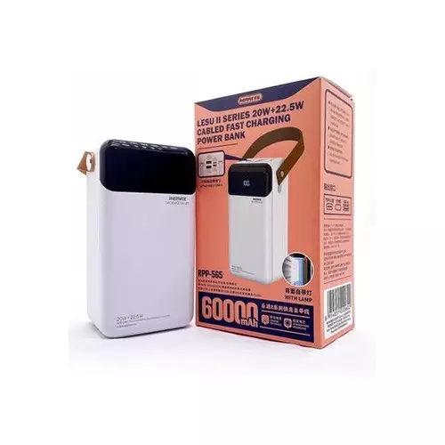 Remax RPP-565 60000mAh 22.5W Fast Charging Power Bank With Lamp - 1