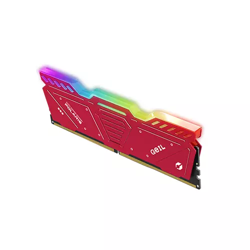 GEIL POLARIS 32GB (16GB X 2) DDR5 5200MHZ RGB DESKOTP RAM (RED) - 2