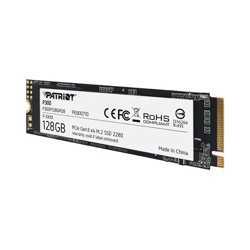 Patriot P300 128GB M.2 2280 PCIe NVMe SSD - 1