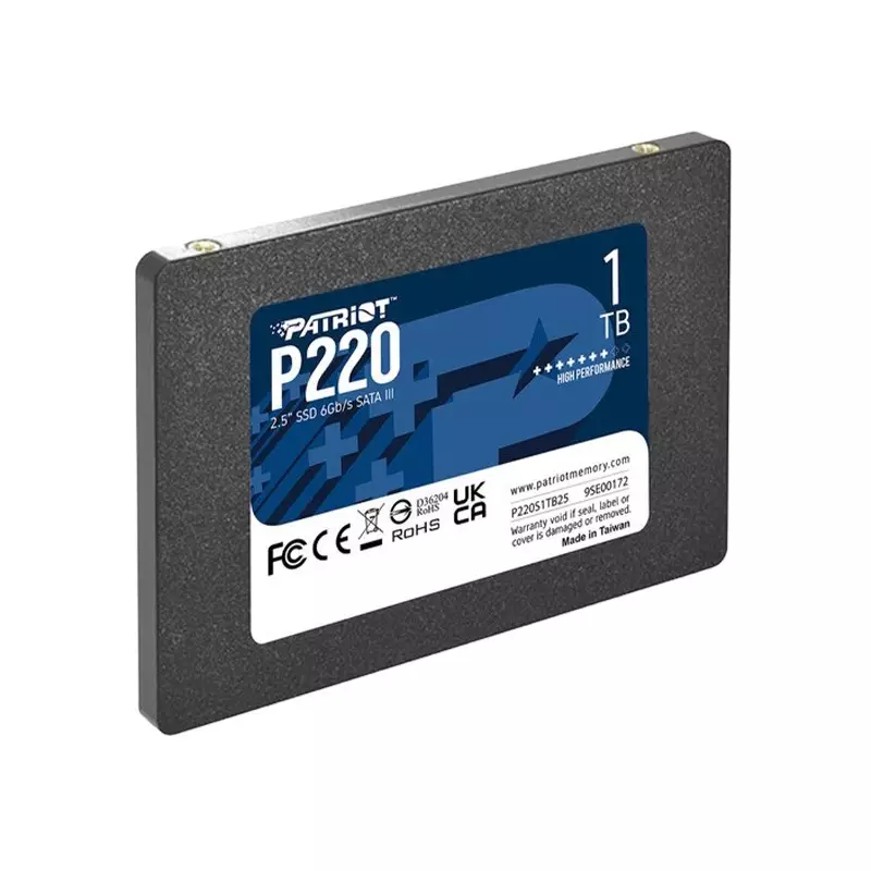 Patriot P220 1TB SATA III 2.5 inch Internal SSD - 1