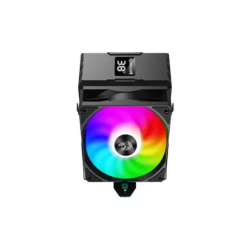 REDRAGON CC-1013 12cm RGB CPU Cooler With Temperature Fan 4 Heat Pipes - 1