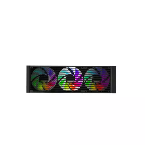 REDRAGON CCW-1017 360 CPU Liquid Cooler With Temperature Display 3x 12cm RGB Fans - 1