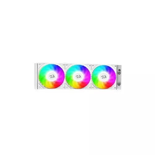 REDRAGON CCW-1017 360 CPU Liquid Cooler With Temperature Display 3x 12cm RGB Fans White - 2