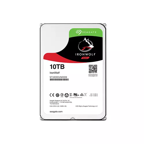 Seagate IronWolf 10TB NAS 3.5 Inch SATA 7200RPM Hard Drive - 1