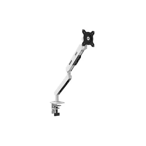 AOC AM406W Single Monitor Arm (White) - 1
