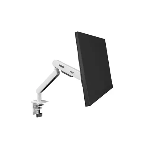 AOC AM406W Single Monitor Arm (White) - 2