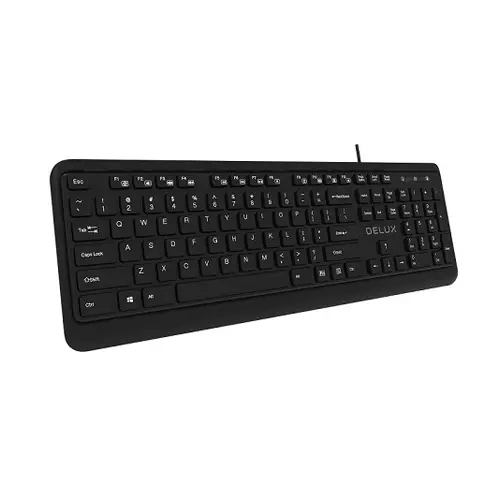 DELUX KA190U WIRED MULTIMEDIA KEYBOARD - 1