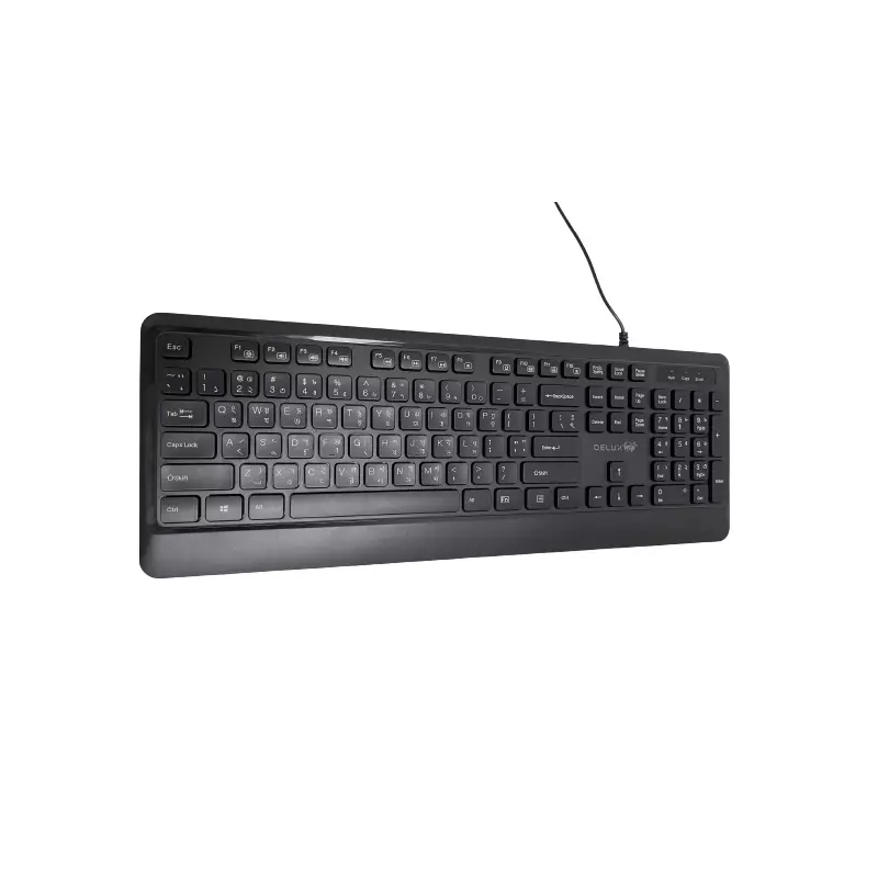 DELUX K7010 WIRED OFFICE USB KEYBOARD - 1