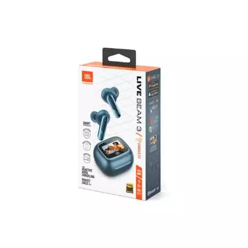 JBL Live Beam 3 ANC True Wireless Earbuds (Blue) - 0