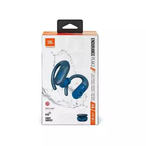JBL Endurance Peak 3 ANC TWS Earbuds (Blue) - 0