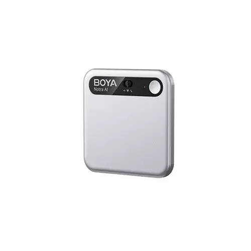 BOYA Notra AI All-Around Voice Recorder Silver