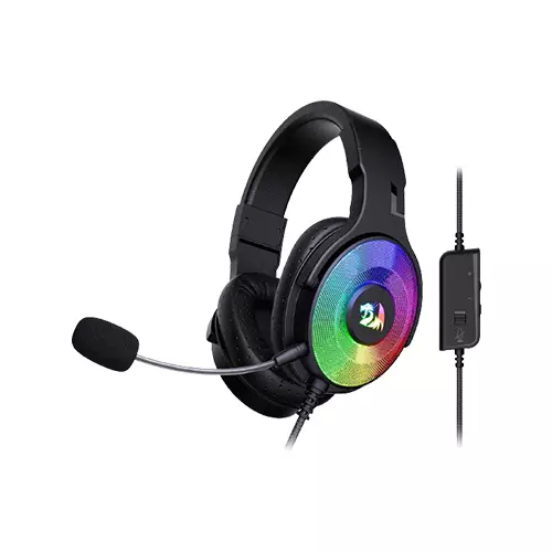 REDRAGON PANDORA H350-1 RGB WIRED OVER-EAR BLACK GAMING HEADPHONE - 2