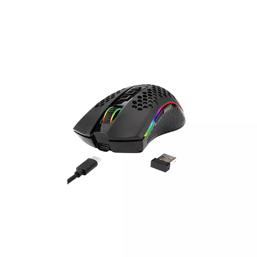 REDRAGON STORM PRO M808-KS RGB WIRELESS GAMING MOUSE - 1