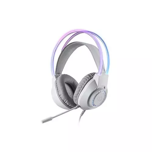 Redragon H231 Scream Wired RGB Gaming Headphone (white) - 1