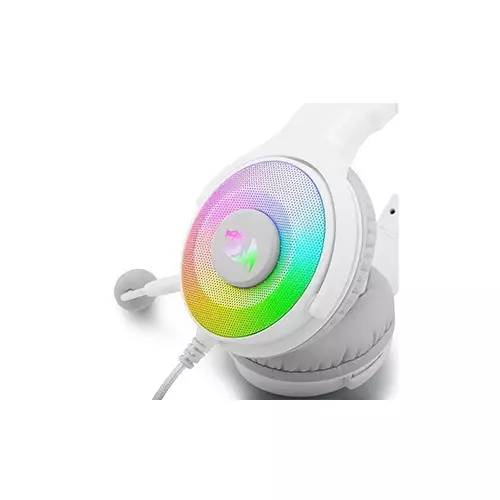 Redragon H350 Pandora RGB Wired Gaming Headset (White) - 2