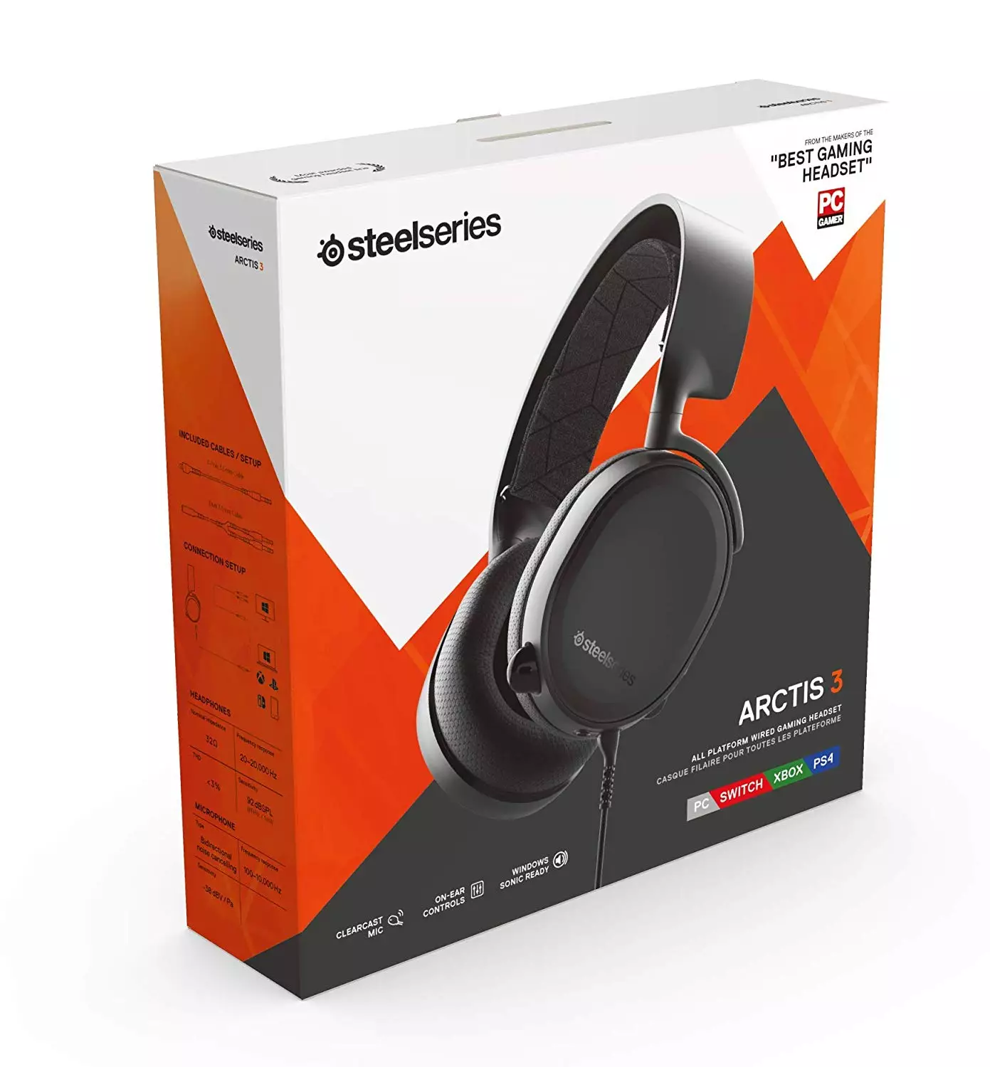 SteelSeries Arctis 3 2019 Edition Bluetooth Gaming Headset - 2