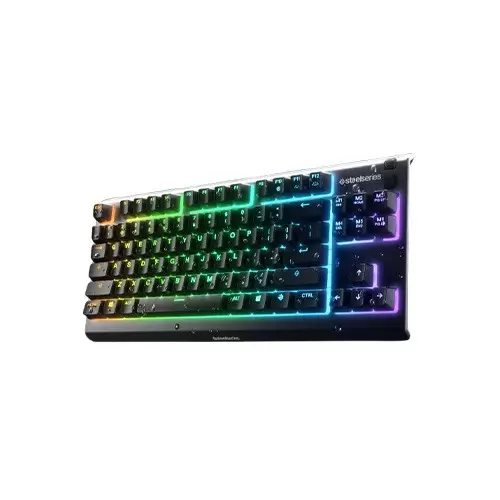 SteelSeries Apex 3 TKL RGB Water Resistant Quiet Tenkeyless Keyboard - 1
