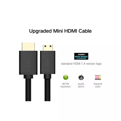 UGREEN HD108 (11167) 1.5M  Mini HDMI to HDMI Cable - 2